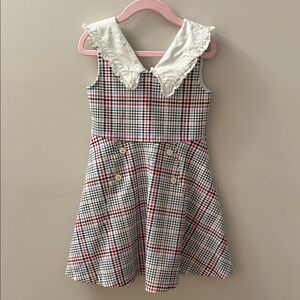 Janie and Jack Plaid Sleeveless Dress